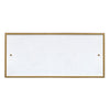 Rectangle Address Plaque with House Number and Street Name