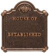 House Of Plaque with Established Date