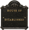 House Of Plaque with Established Date